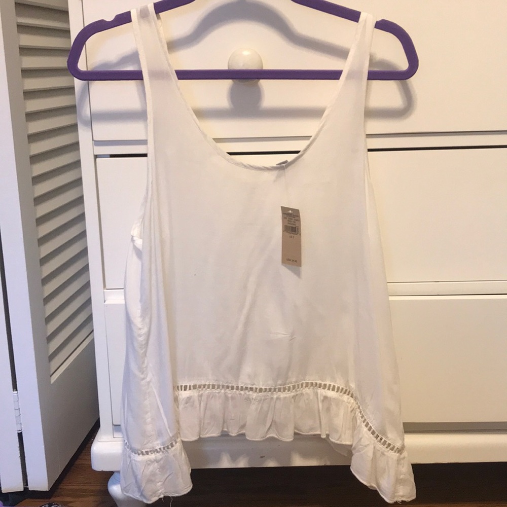 White tank top